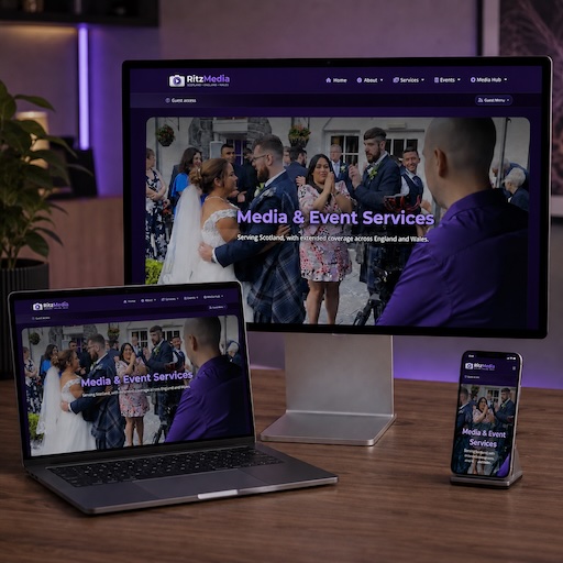 Websites, apps and software developed through RitzMedia